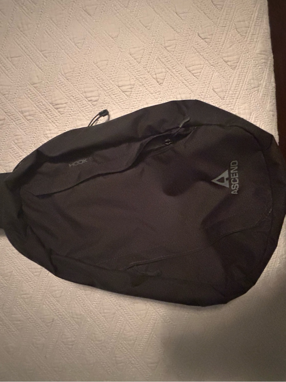 Ascend Black Minimalist Men's Backpack